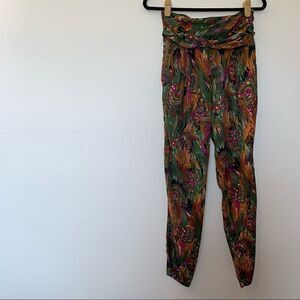 Vintage Michael & Company Abstract Print Pull On Pants